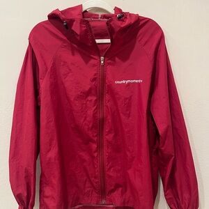 Men's Red Raincoat